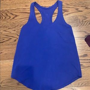 Blue Lululemon tank